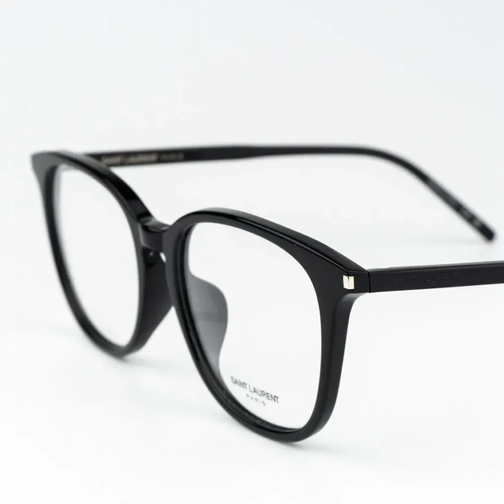 SALE! NEW Saint Laurent SL724/F 001 Black Oval Women Eyeglasses